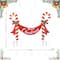 Glitzhome® 3ft. Merry Christmas Candy Cane Metal Yard Stake